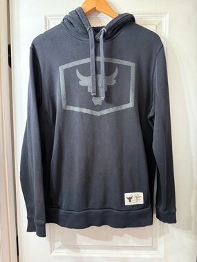 Under Armour Project Rock Black Logo Hoodie